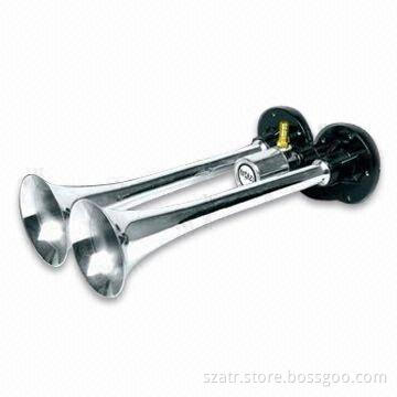 Electric Pump Music Gas Horn with 12/24V Rated Voltage and 115±5dB Noise Level
